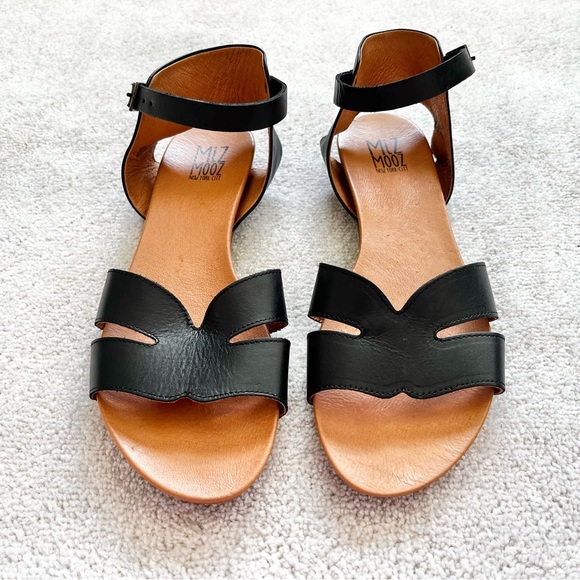 MIZ MOOZ Leather Ankle Strap Sandals - Annalise Size 41 or 9.5/10 Stylish - Picture 2 of 8